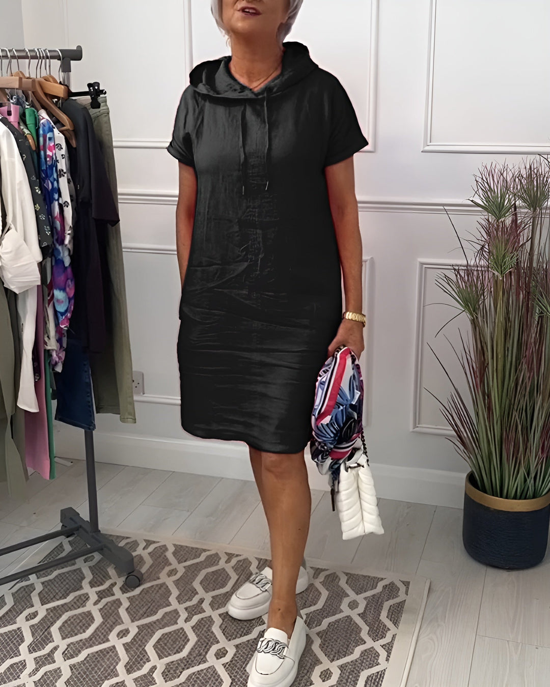 Casual Dress For Women | Midi Hooded Fit Design