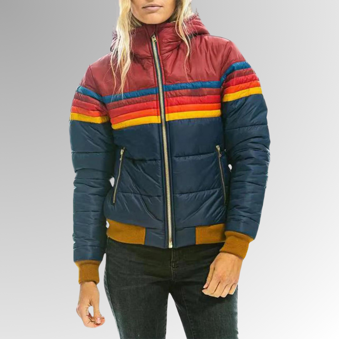 Women’s Jacket | Colorblock Puffer