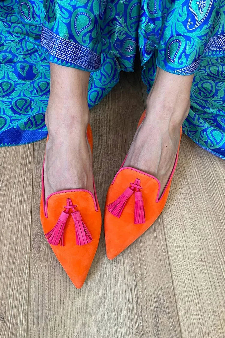 Loafers For Women | Pointed Toe Tassel Style