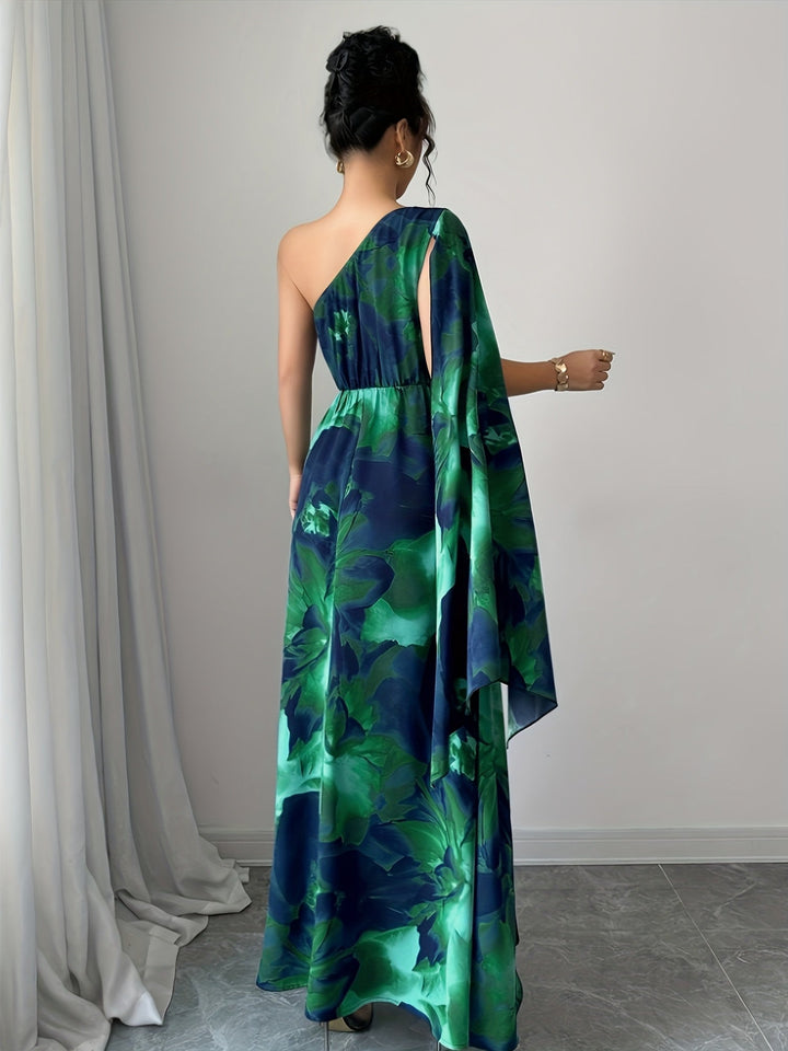 Women's Wedding Guest Maxi Dress | One Shoulder