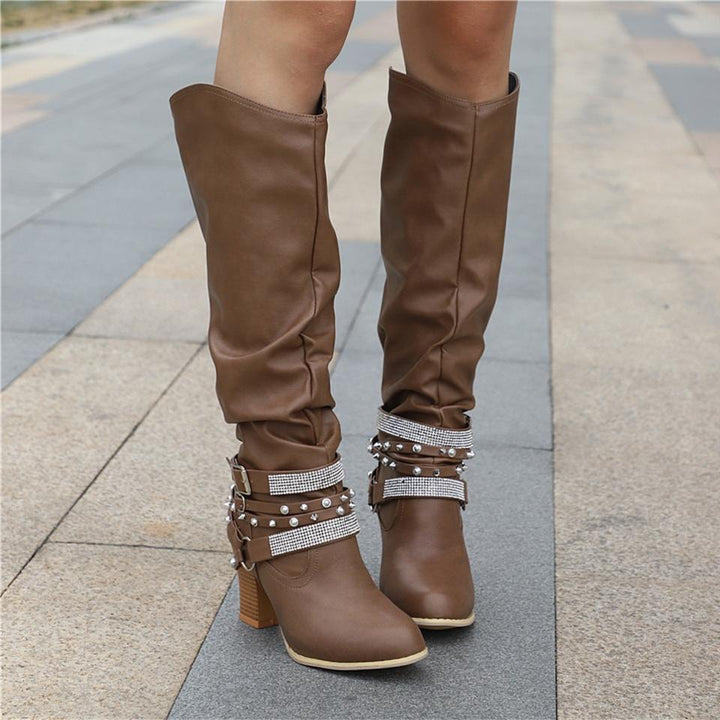 Women’s Boots | Knee-High Slouchy Block