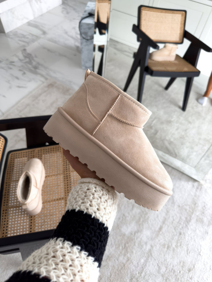 Boots For Women | Low Ankle Slip On Platform