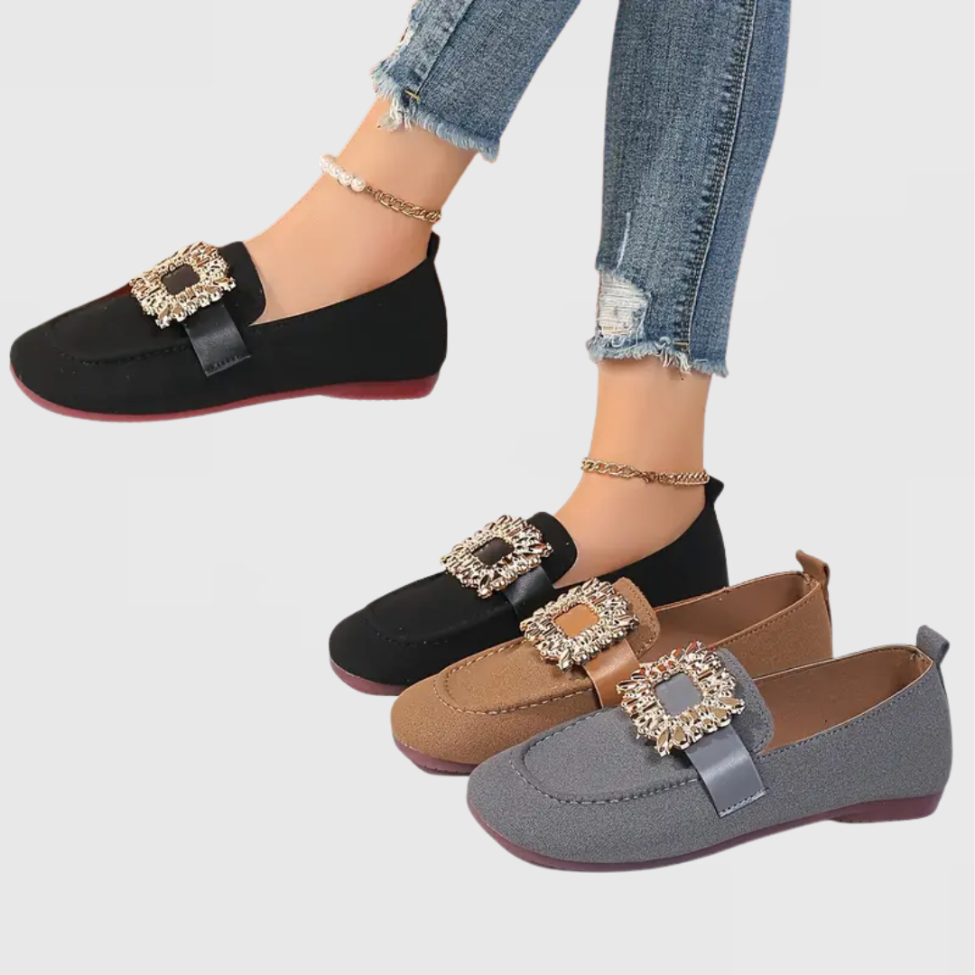 Women’s Loafers | Slip-On with Square Toe