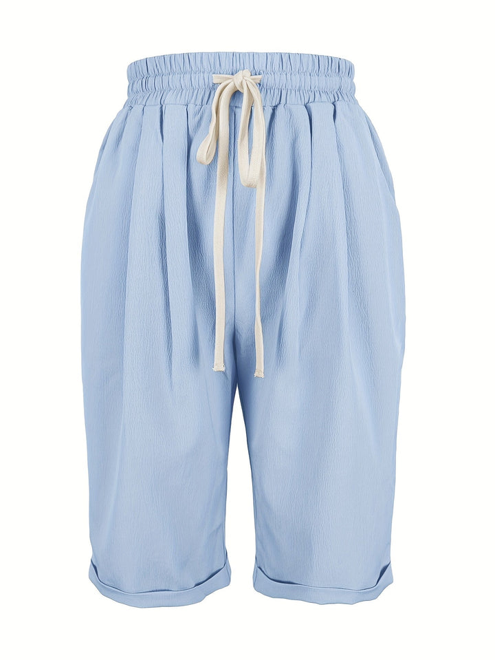Women’s Shorts | Drawstring Knee Length