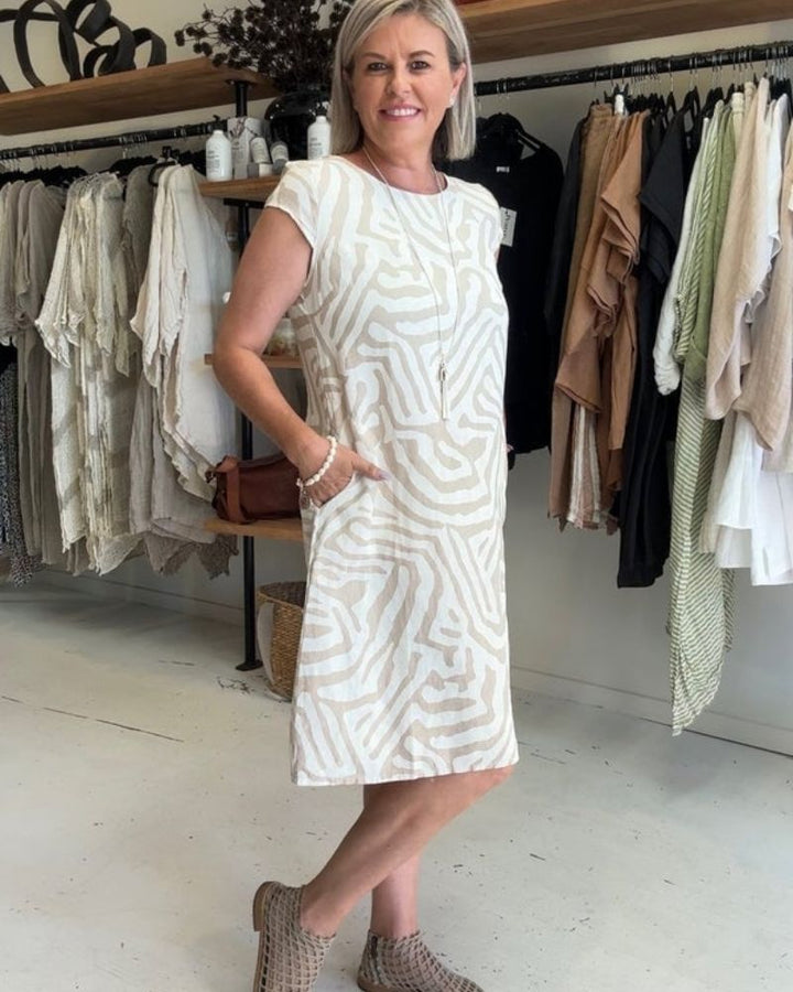 Casual Dress for Woman | Short Sleeve Midi