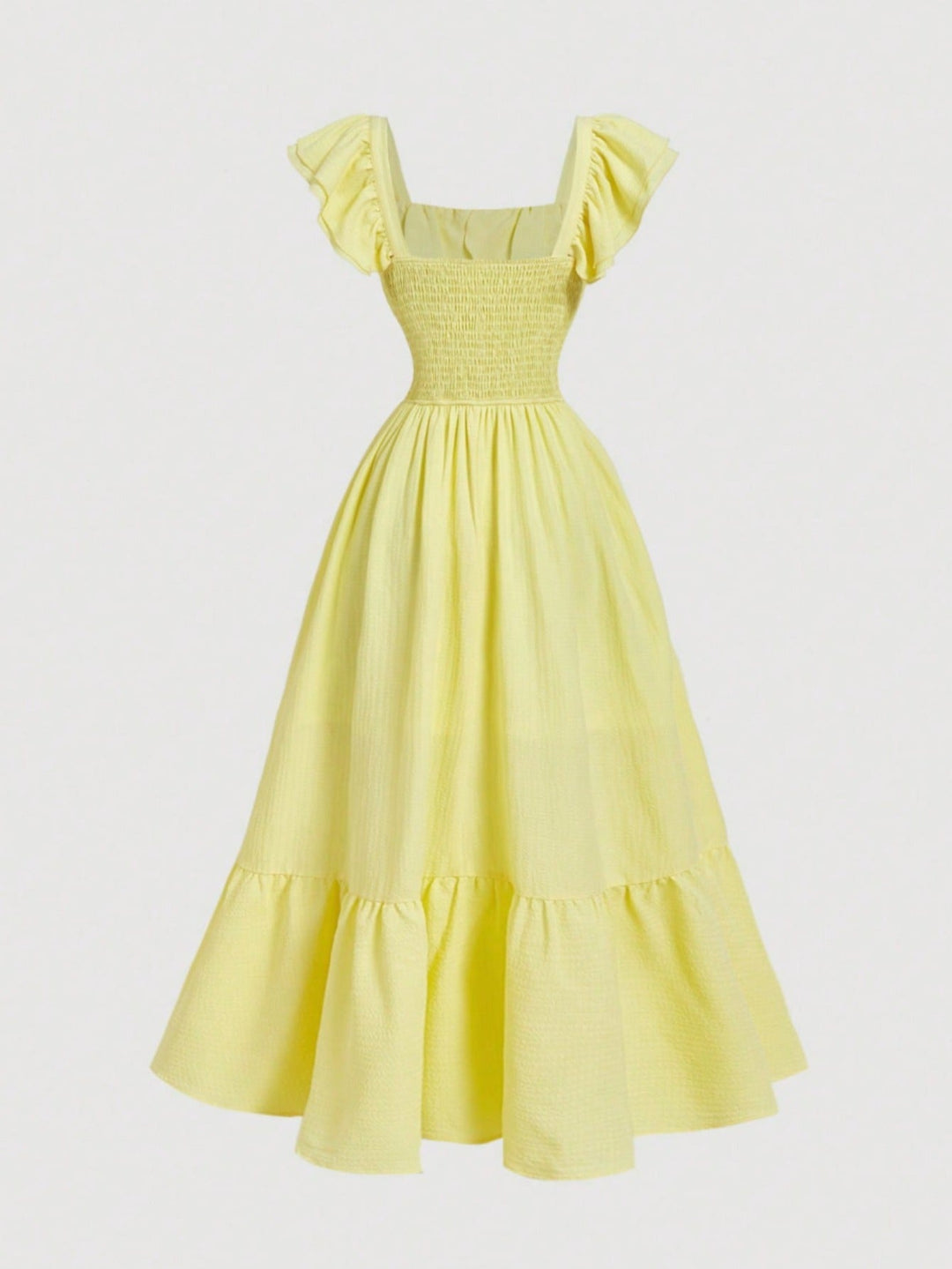 Women's Cocktail Maxi Dress | Ruffled Off-Shoulder