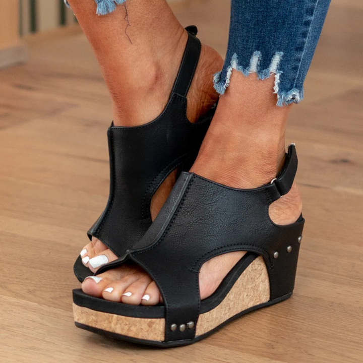 Sandals For Women | Platform Wedge Open-Toe