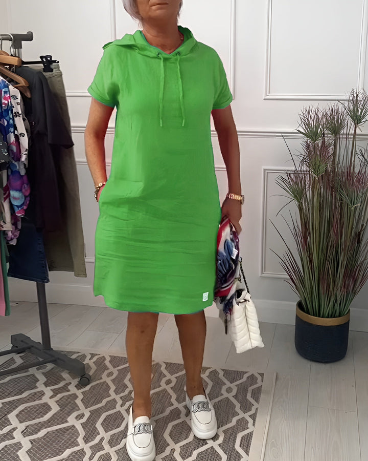 Casual Dress For Women | Midi Hooded Fit Design