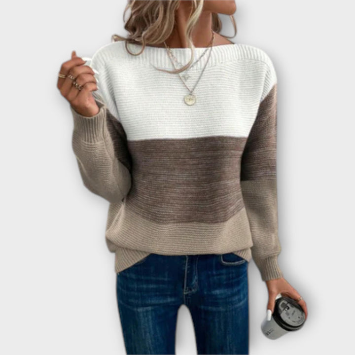Sweater for Women | Slightly Oversized Boatneck