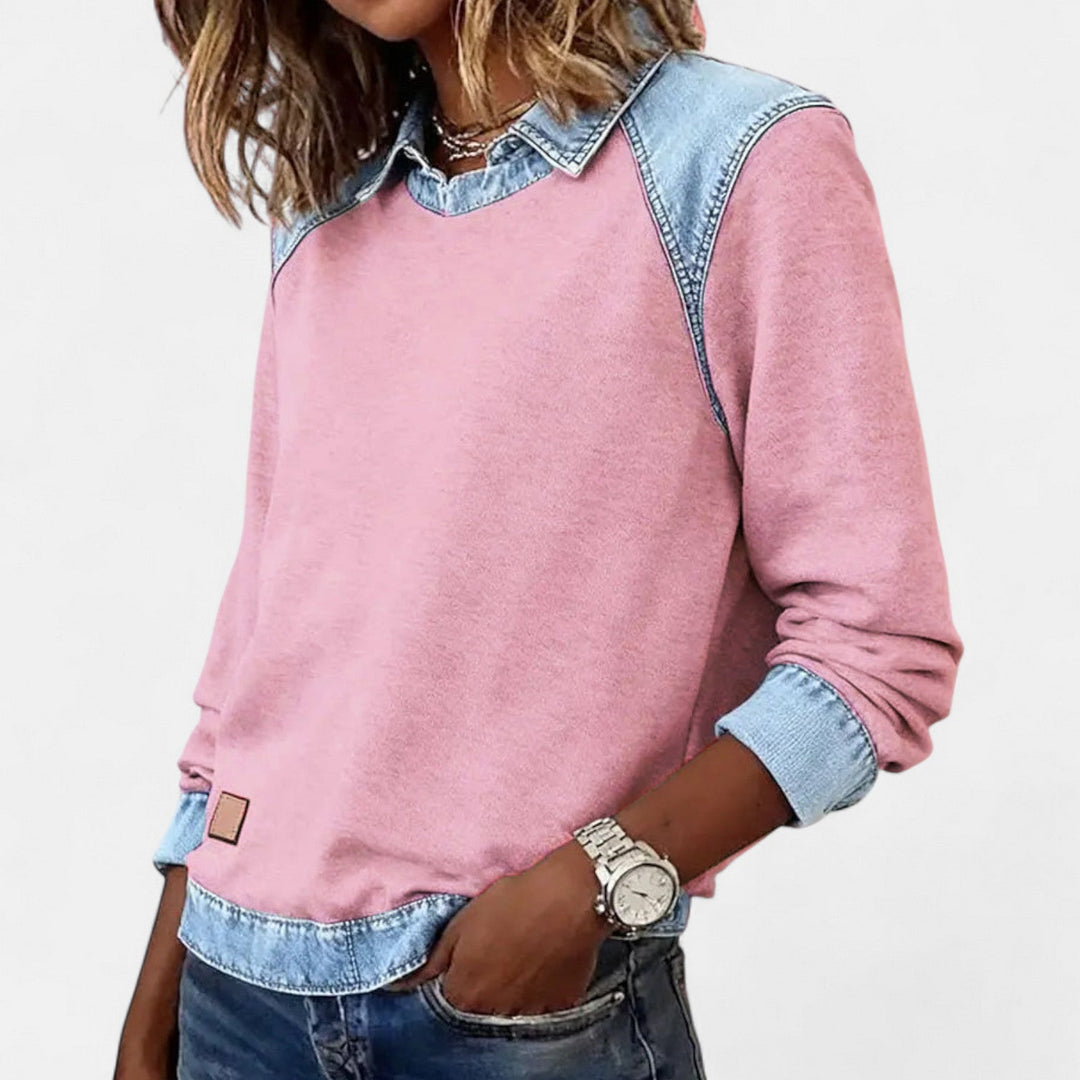 Sweater For Women | Collared Long Sleeves
