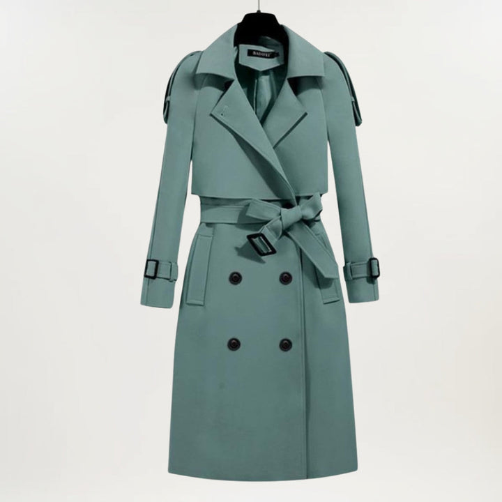 Coat for Women | Belted Double Breasted Trench