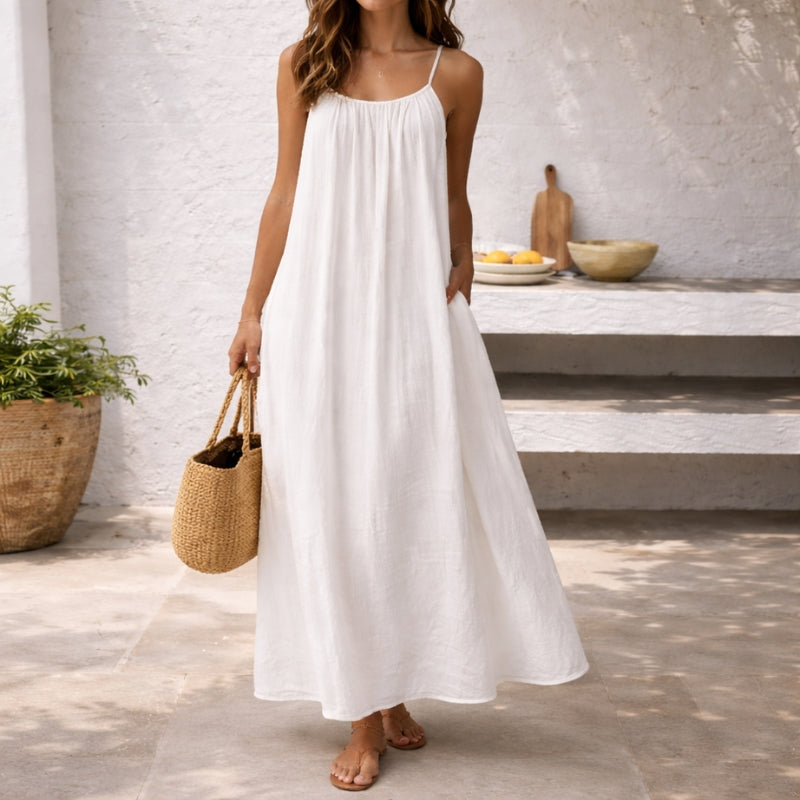 Women's Maxi Sundress | Spaghetti Strap Style