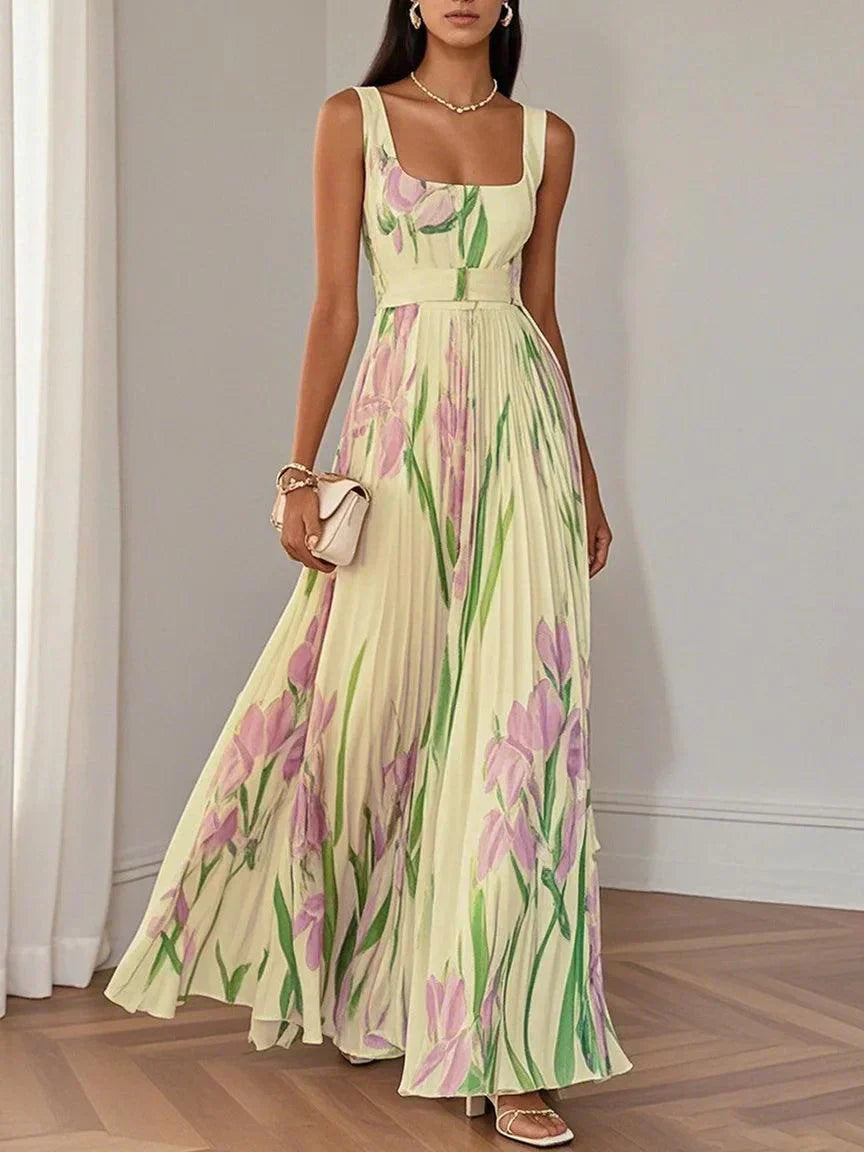 Women's Boho Maxi Dress | Floral A Line
