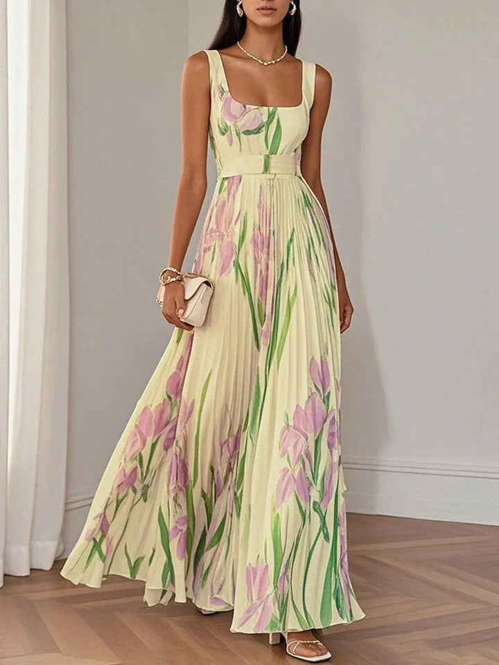 Women's Boho Maxi Dress | Floral A Line