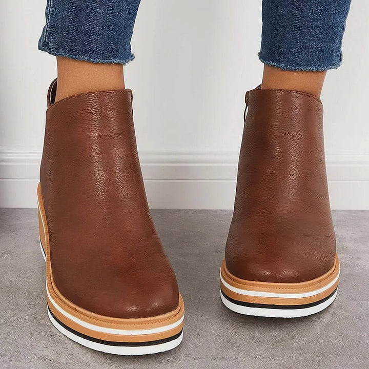 Boots For Women | Ankle Height Side Zipper Style