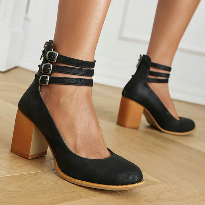 Heels For Women | Block Ankle Strap Design
