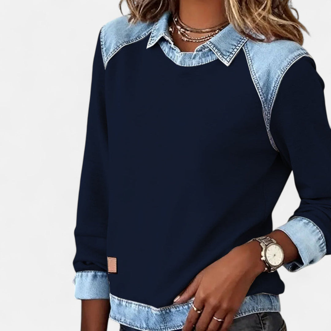 Sweater For Women | Collared Long Sleeves
