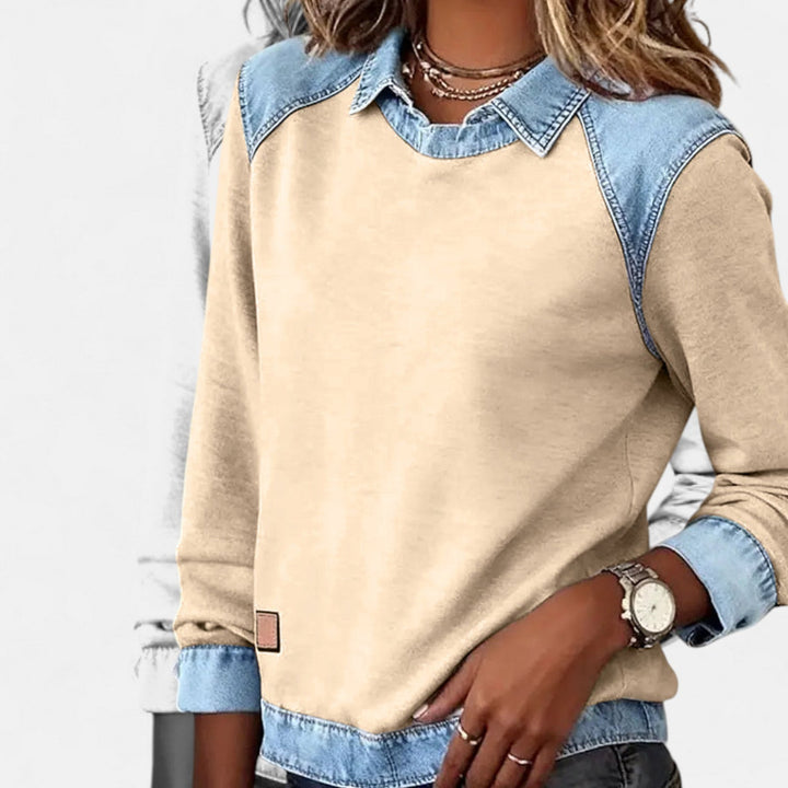 Sweater For Women | Collared Long Sleeves