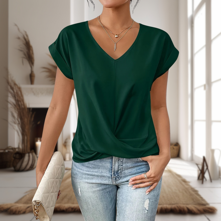 Top for Women | V-Neck Twist Front
