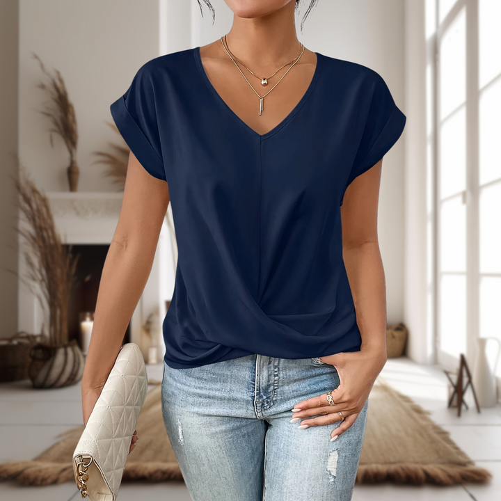 Top for Women | V-Neck Twist Front
