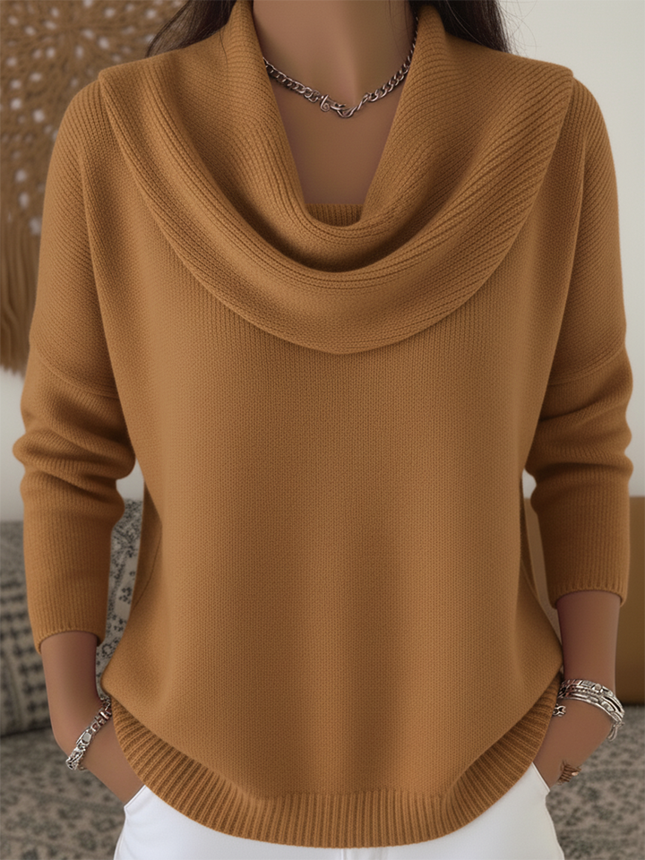 Women's Sweater | Stylish Cowl Collar