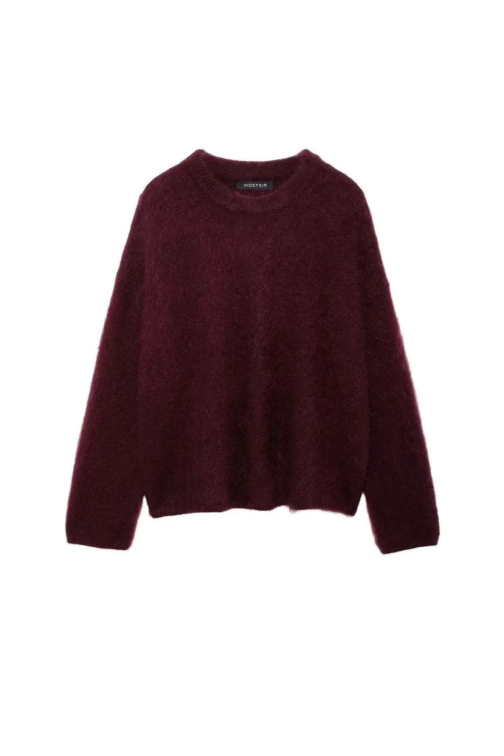 Women's relaxed crew neck sweatshirt with long sleeves
