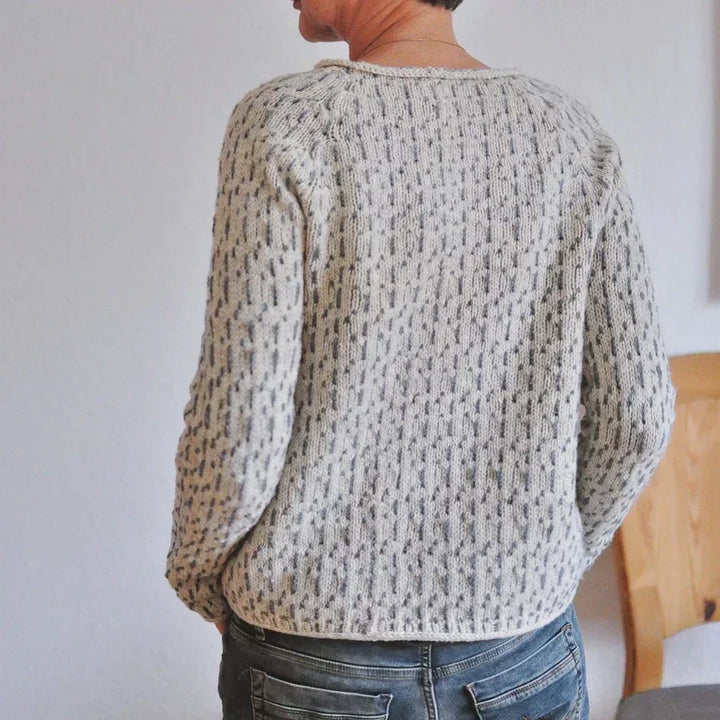 Sweater For Women | Round Neck Knitted Pattern