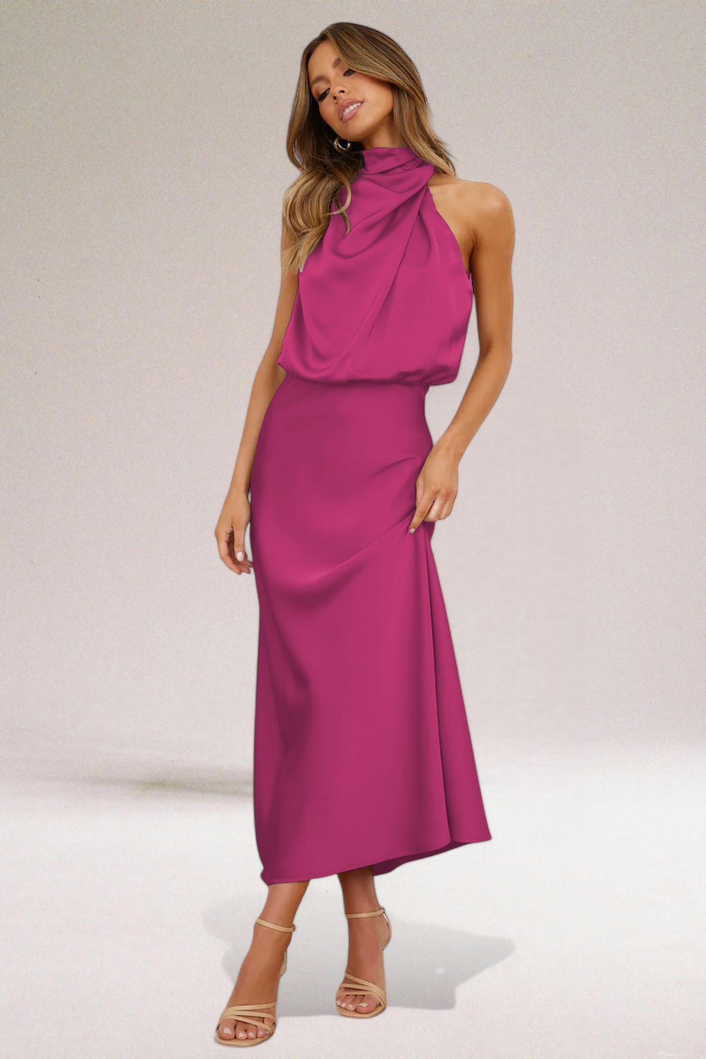 Women’s Dress | Draped Midi