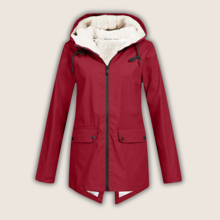 Women’s Coat | Hooded Lined Zip-Up