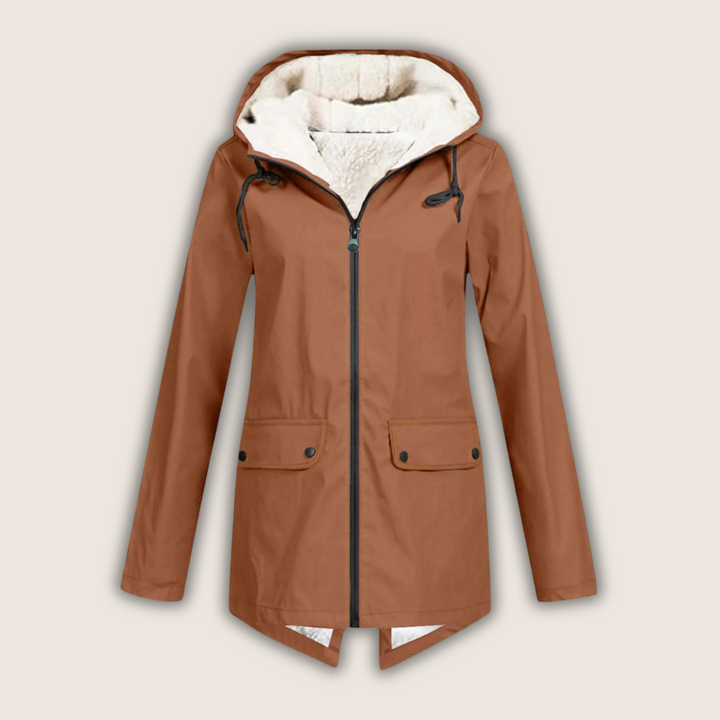 Women’s Coat | Hooded Lined Zip-Up