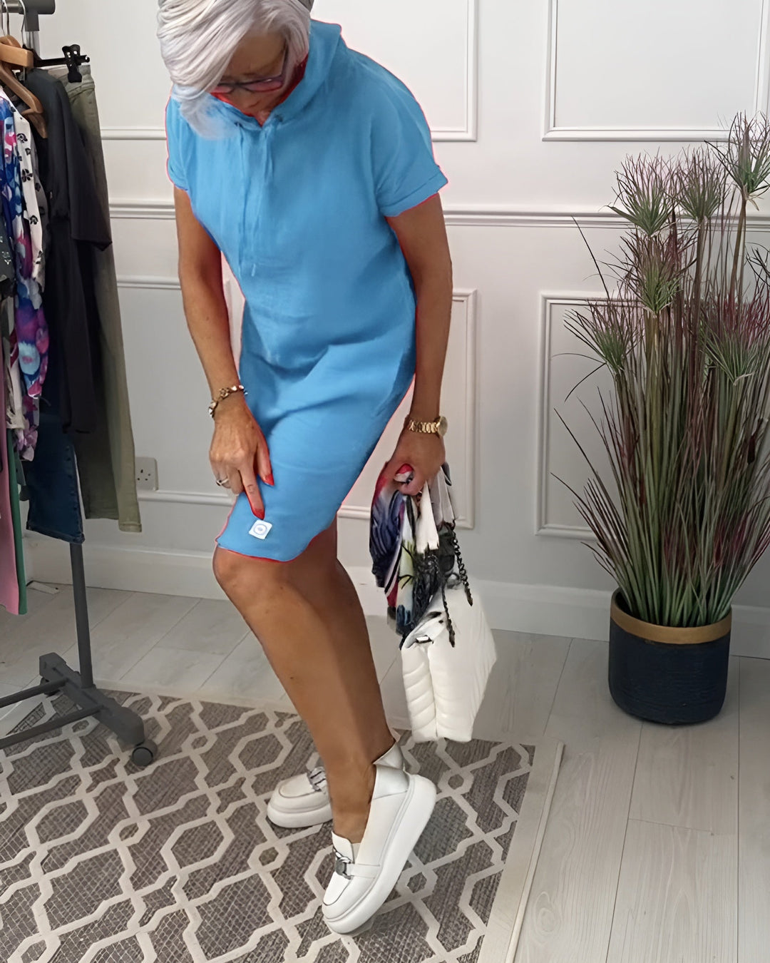 Casual Dress For Women | Midi Hooded Fit Design