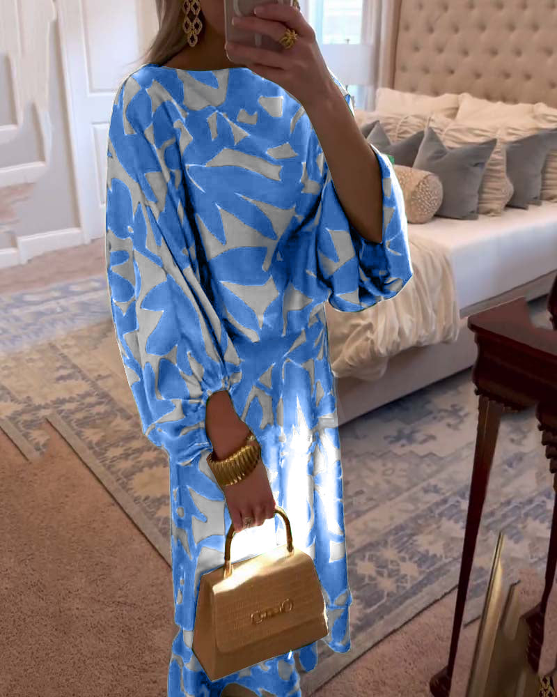 Women’s Coordinated Set | Long Sleeve Top & Midi Skirt