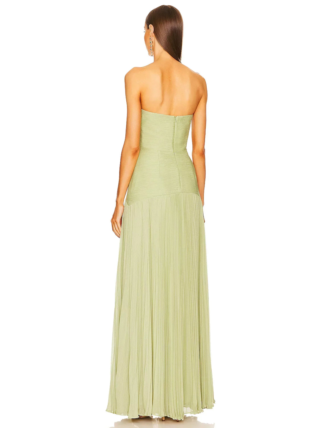 Women's Maxi Sundress | Pleated Strapless