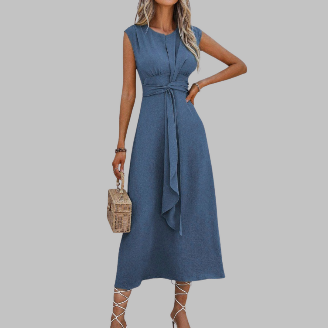 Women’s Dress | Waist-Tie Midi