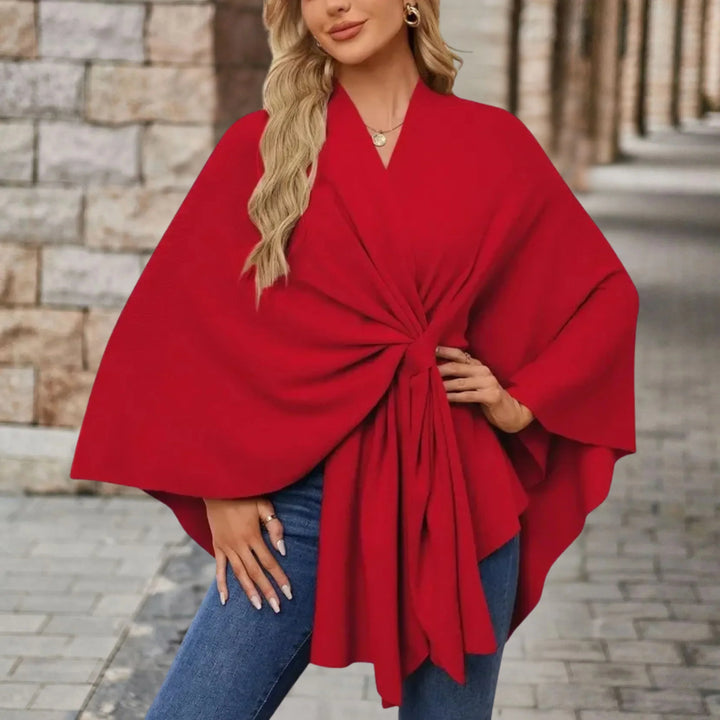 Women’s Blouse | Wrap Style Poncho