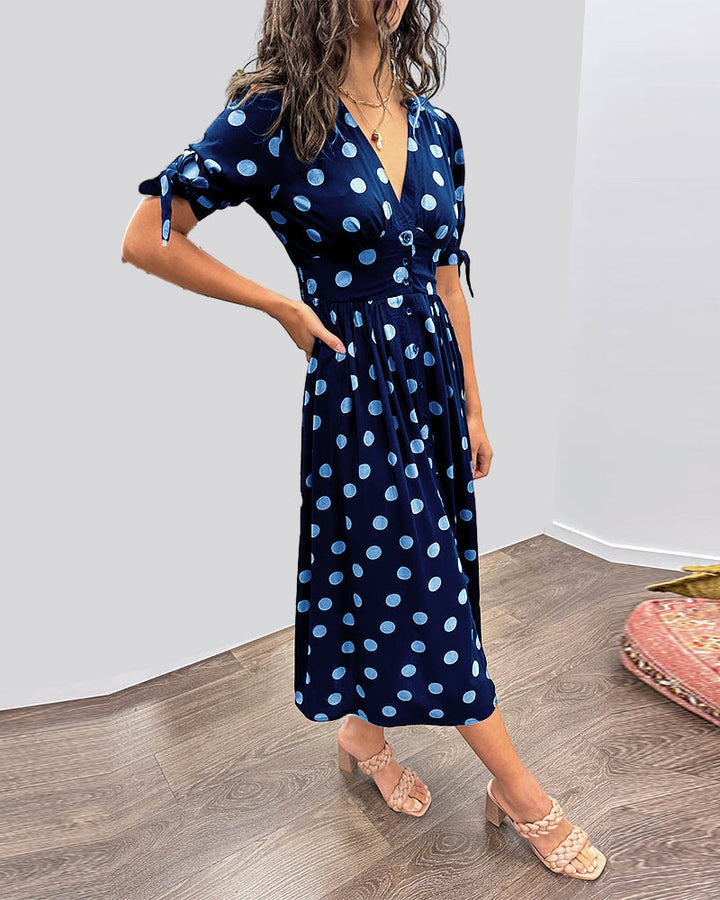 Women’s Dress | Polka Dot Midi