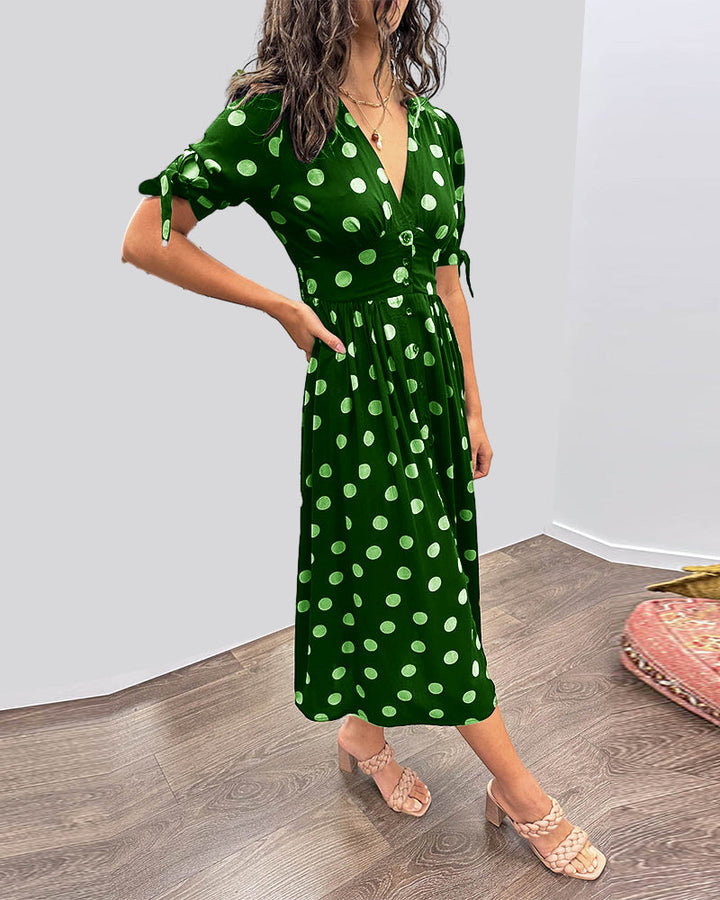 Women’s Dress | Polka Dot Midi