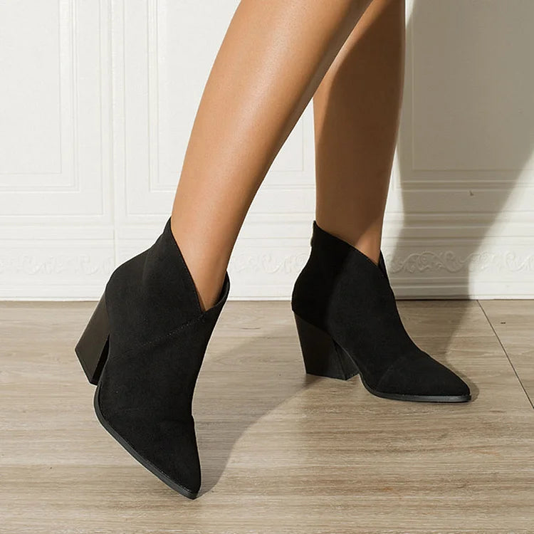 Boots for Women | Ankle-Length Block Style