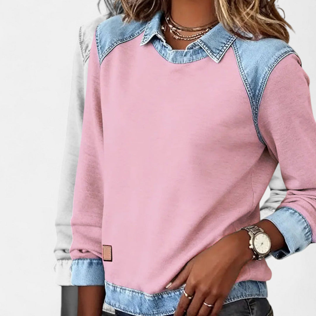 Sweater For Women | Collared Long Sleeves
