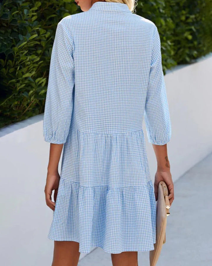 Summer Dress for Women | Mini Button Front