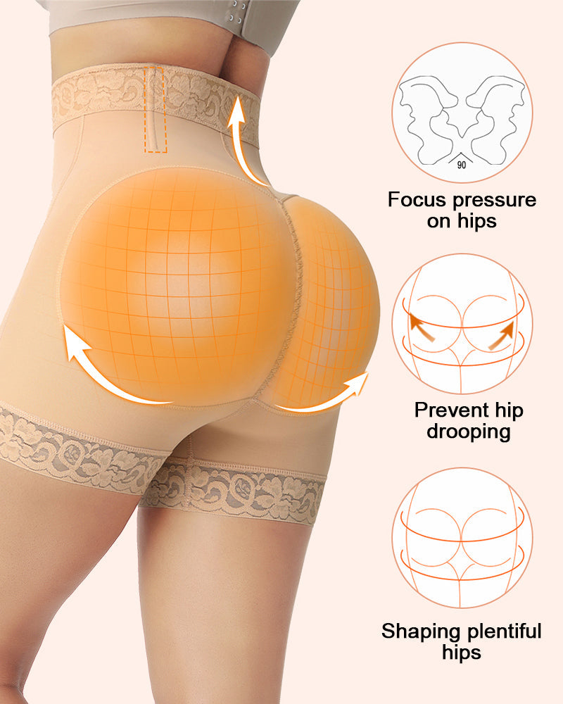 Shapewear For Women | High Waist Zipper Shorts