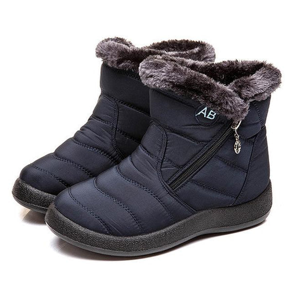Boots For Women | Quilted Upper Mid Ankle Flat Style