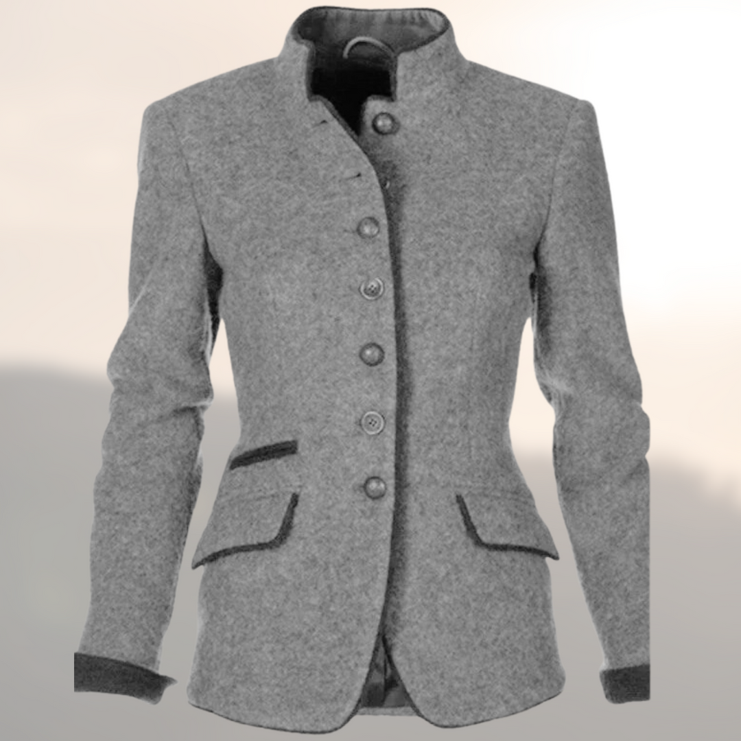 Women’s Blazer | Tailored Button-Front Structured