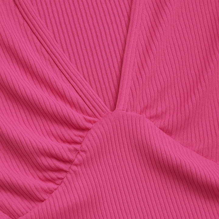 Women's Jumpsuit | V-Neck Sleeveless Pleated Waistband