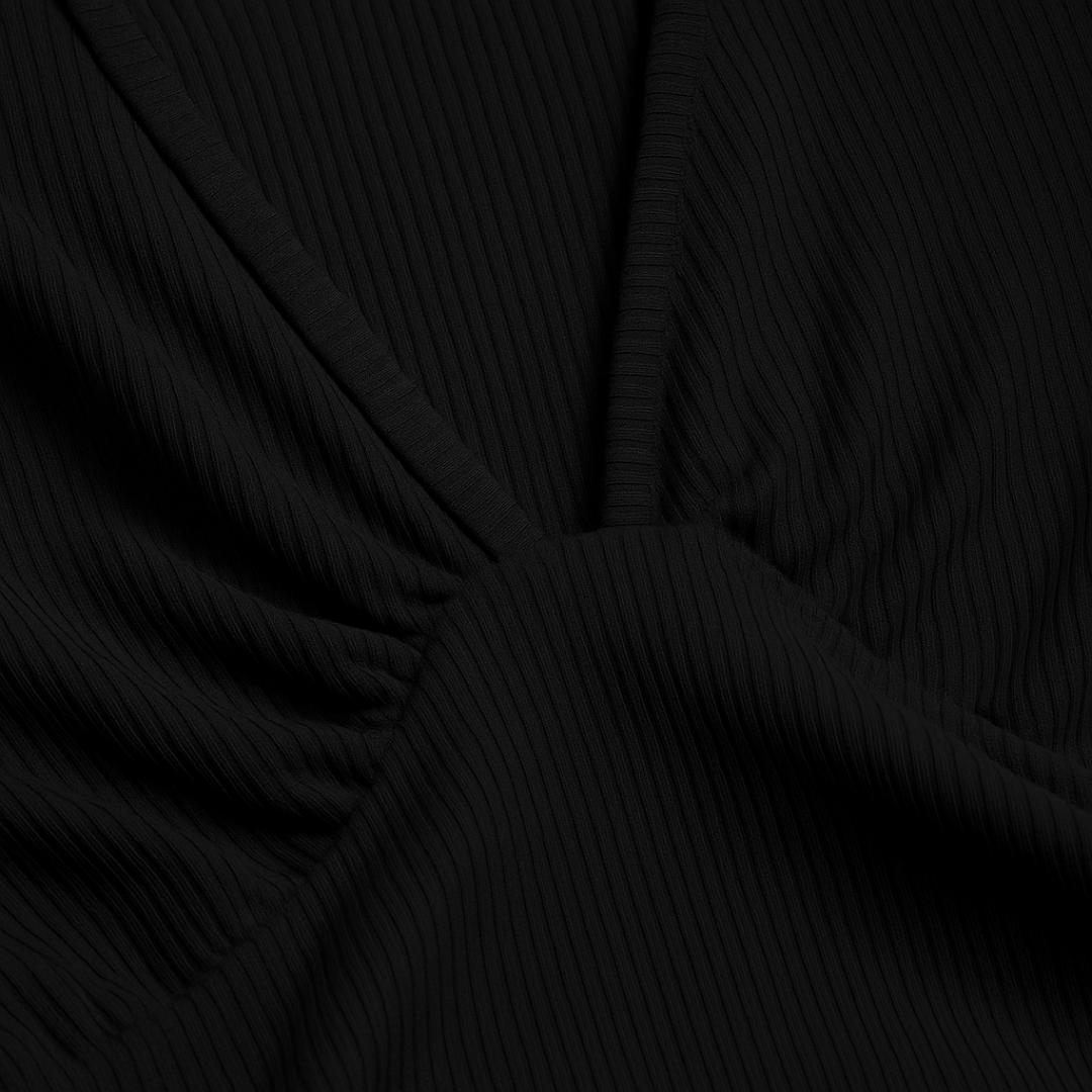 Women's Jumpsuit | V-Neck Sleeveless Pleated Waistband