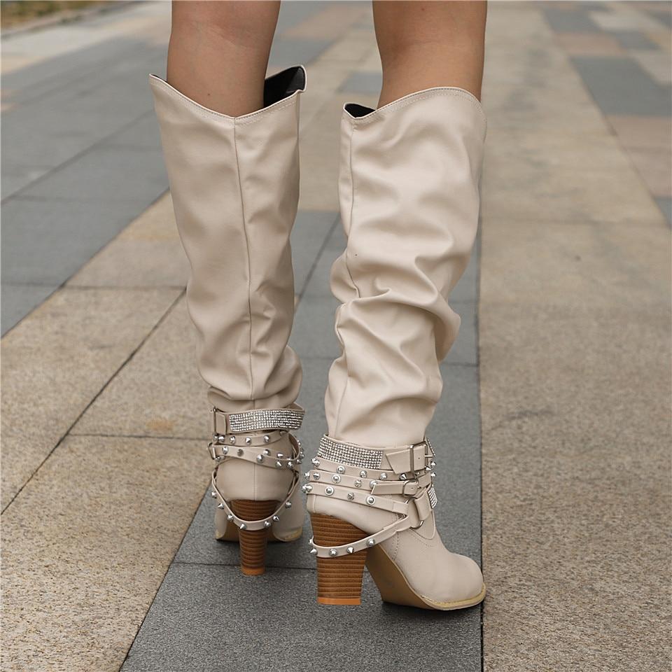Women’s Boots | Knee-High Slouchy Block