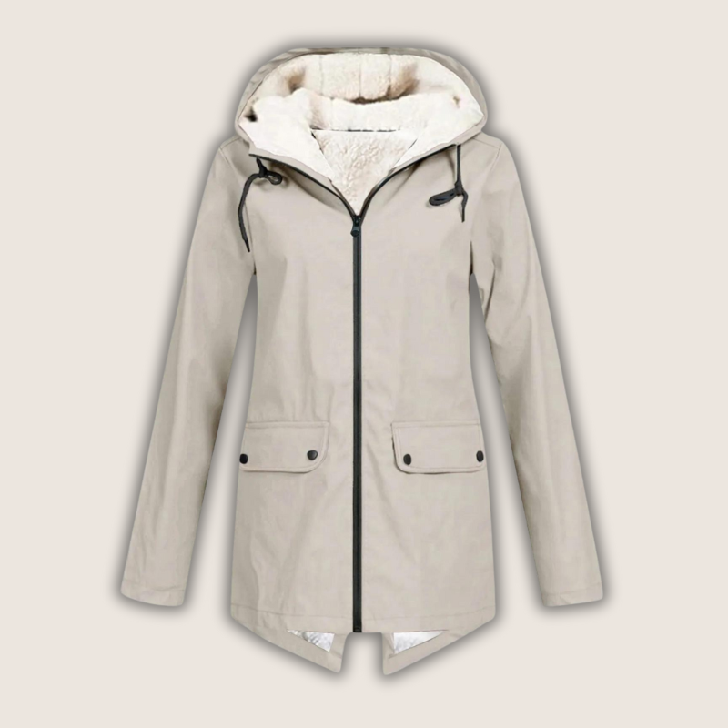 Women’s Coat | Hooded Lined Zip-Up