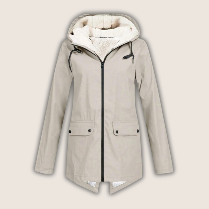 Women’s Coat | Hooded Lined Zip-Up