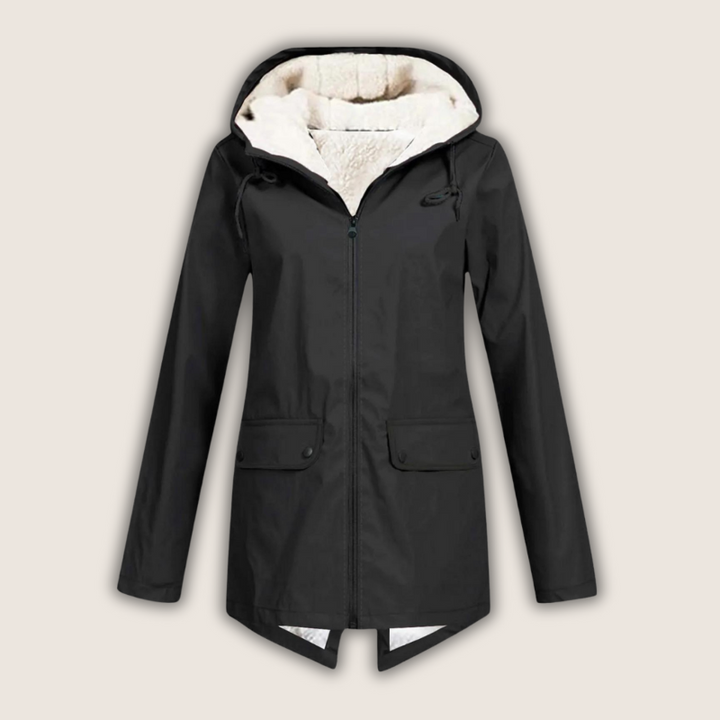 Women’s Coat | Hooded Lined Zip-Up