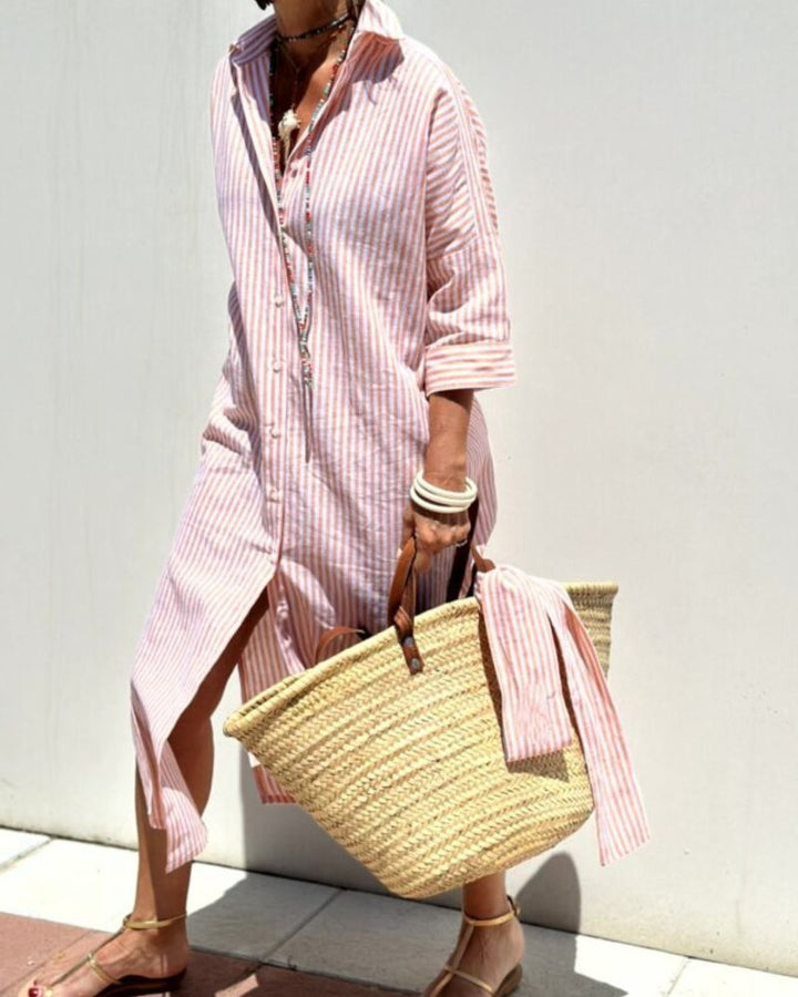 Women’s Dress | Striped Midi